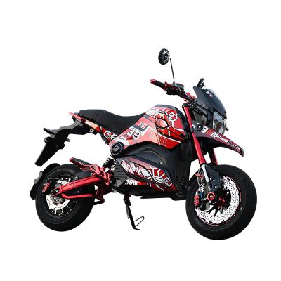 China High Speed 80km/h 3000W Lithium Battery EEC  Superbike Supersport Sportbike Motos Racing Electric Motorcycle for Adult 1800mm*835mm*1025mm for sale