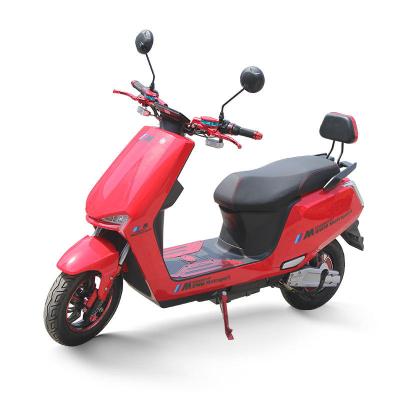 China Steel+ ABS The high-speed power Electric motor scooter 60V High power adult pedal electric motorcycle for sale