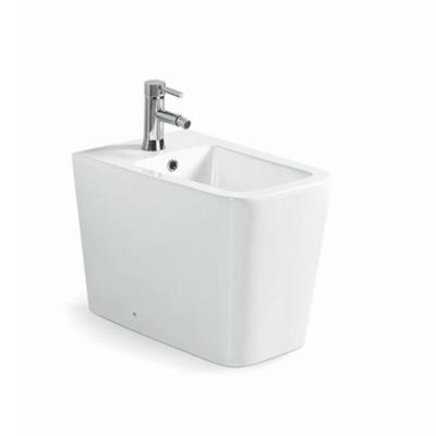 China Modern Wholesale Ceramic Toilet Bowl One Piece Square Shape Bidet Cistern Toilet Bowl Brand for sale