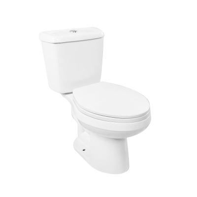 China High Quality Double-Flow Ceramic Toilet Siphon Two Piece Flush Strap Customize White Large Toilet for sale