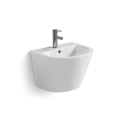 China Chinese European Style Wall Hung Washroom Washing Hand Small Size Bathroom Sanitary Ware Standard Wash Basin for sale