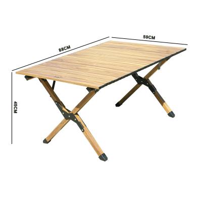 China Popular Recreational Making Portable Egg Roll Beech Fold Table - Recreational Use - Fashionable OEM Professional Use for sale