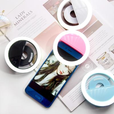 China Selfie Universal Small Ring Mobile Phone Live Broadcast Fill Light Portable Anchor Photo Props Beauty Lens Light Fill Selfie Light for sale