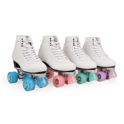 China Customized Professional Outdoor Female Adults Double Row Quad Roller Skates Quad Roller Skates for sale