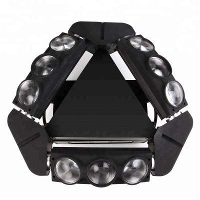 China DJ Baisun Brand Triangle Spider Light 10W 9pcs RGBW DJ Disco Equipment LED Moving Head Light for sale