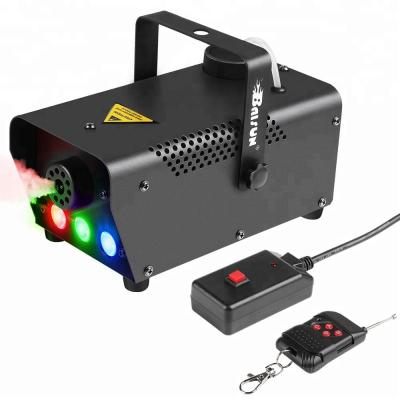 China Stage Wedding Baisun Brand Mini Fog Smoke Machine With Remote Line Control 400w Led RGB Smoke Fog Machine for sale