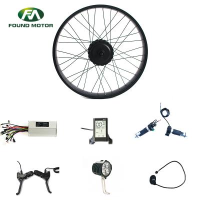 China Two Series 26 Inch Electric Bike Conversion Kit 48V 500W Electric Bicycle Kit CE Certification for sale