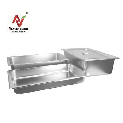 China USA Hot Sale Food Pans Tray Kitchens Stainless Steel Pan 65mm Buffet Tray GN Pans For Catering Equipment for sale