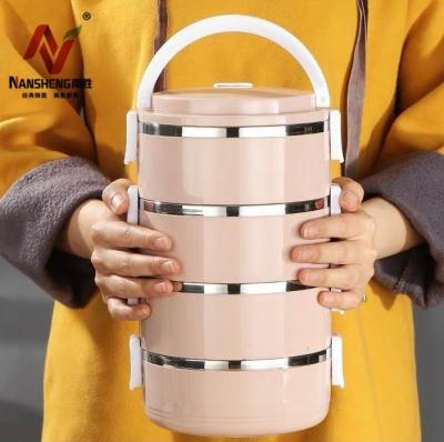 China Stackable Freshness Keeping Stainless Steel Kids Lunch Box Sets Thermal Bento Box Food Containers For Kids for sale