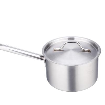 China Durable Commercial Stainless Steel Induction Heavy Duty Stew Pot , Sauce Pan For Restaurant for sale