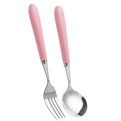 China Sustainable Candy Color Stainless Steel Teaspoon Restaurant Tableware Spoon for sale