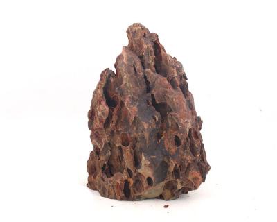 China Plant Viable Aquarium Dragon Stone For Fish Tank With Yellow And Brown Colors For Aquarium Ohko Decorative Natural Stone Rock for sale