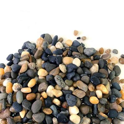 China Viable Stone Gravel Color Aquarium River Outdoor Rock Garden Paving Artificial Aquarium Rock Caves for sale