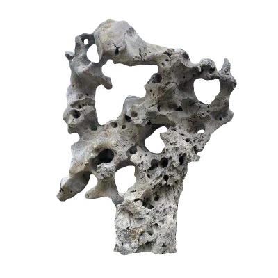 China Elephant Viable Accessories Stone Aquarium Hanging Artificial Stone Stone For Garden for sale