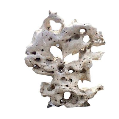 China Sustainable aquarium landscaping stone phosphorescen stones taihu lake lime decor rock aquarium ohko gray dragon for sale