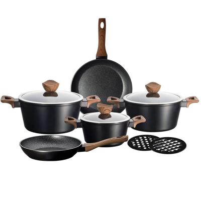 China Sustainable Promotion Contemporary Metal Cookware Sets Not Support Optional for sale