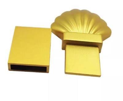 Chine Commande numérique par ordinateur adaptée aux besoins du client Shell Parts Polishing Surface Processing de placage à l'or d'en cuivre/ à vendre