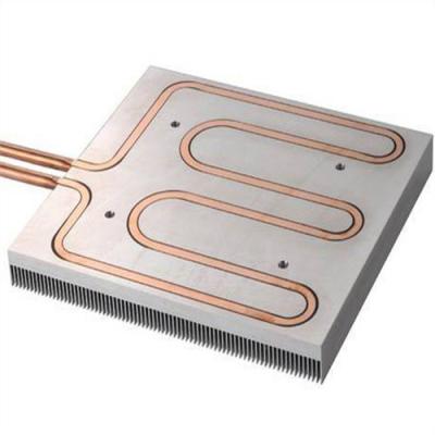 Κίνα Δροσισμένος νερό υγρός σωλήνας Heatsink, εξώθηση Heatsink χαλκού επιτροπής αργιλίου προς πώληση