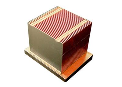 Κίνα ΚΜΕ πιό δροσερό πτερύγιο Heatsink φερμουάρ χαλκού αποφεύγοντας/αργίλιο Heatsink χαλκού προς πώληση