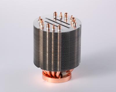 China Aangepast Koper cpu Heatsink IP55-het Anodiseren/Passiviation OEM/ODM Te koop