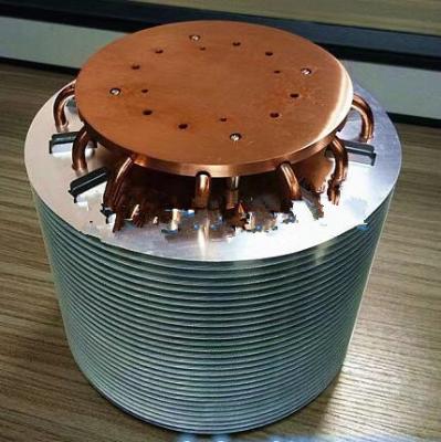 China 350w koper Gesinterd Heatpipes-Stadium Lichte Heatsink 210x180mm Te koop