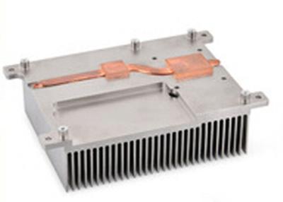 China Medische de Speldvin Heatsink van het Aluminiumkoper met 1pc Hittepijp Te koop