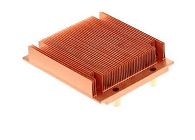 Κίνα Χαλκός Heatsink, πιό δροσερή εξώθηση Heatsink ορείχαλκου/χαλκού ΚΜΕ προς πώληση