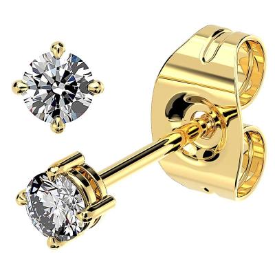 China 2022 New Design Crystal Earrings Men TRENDY Good Quality Hip Hop Ear Studs for sale