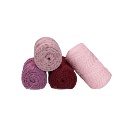 China Silky Soft Discount Price Round Strand Cotton Rope Ball Cavity Cotton Yarn Spool for sale