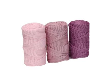 China Silky Smooth Cotton Solid Braided Rope Hollow Chat Braided Cotton Rope 4Mm for sale