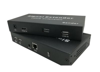 中国 単一Cat5e/6ケーブルによる200m 1080P 4K HDMI KVM USBのビデオ エクステンダー 販売のため