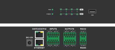 China Controlador de audio Dante en tiempo real para aplicaciones de transmisión y grabación en venta