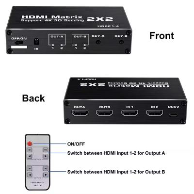 Κίνα 30W κατανάλωση ενέργειας HDMI Matrix Switcher για εύκολη και ευέλικτη διανομή βίντεο προς πώληση