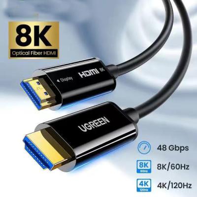 China 4K 60Hz Resolution HDMI 2.1 Fiber Cable With Long-Distance HDR Support for sale