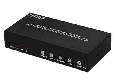 China ZACKEN HDMI 2x1 MultiViewer DCs 5V 1A weibliche Art Input/Output Häfen zu verkaufen