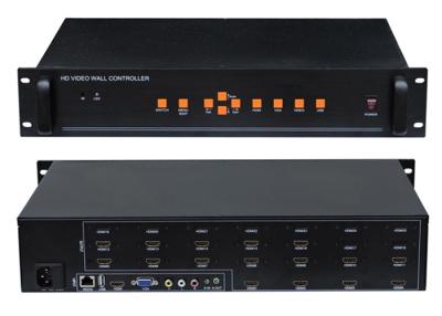 China LCD Display 3D Video Wall Controller 4x4 1 In 16 HDMI Output for sale