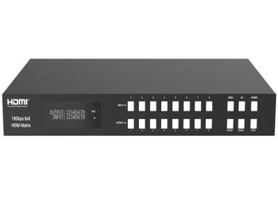 Κίνα Switcher μητρών λειτουργίας 18Gbps 8x8 HDMI ARC με την περίφραξη μετάλλων προς πώληση