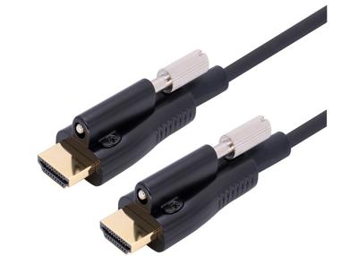 Cina Cavo a fibre ottiche di EMI RFI HDMI con velocità eccellente di sostegno 18G della vite in vendita