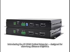 Want to transmit 4K@60Hz over 10KM with zero loss? Discover how our HDMI Optical Extender makes it p