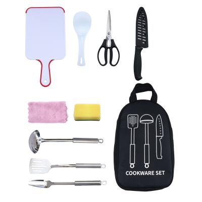 China Fully Protective / Eco-Friendly CHRT BBQ Camping Hiking Cookware Kit Camp Kitchen Cooking Travel Utensil Set Travel Organizer Bag for sale