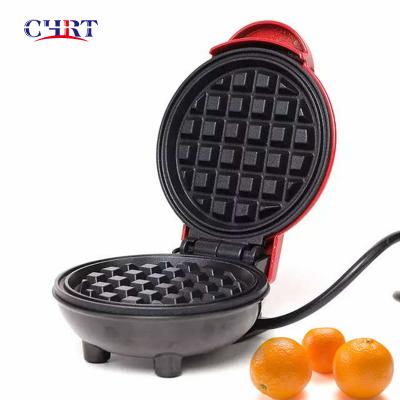 China Pro Belgium CHRT Private Label Mini Electric Commercial Thin Waffle Pancake Maker Non-Stick Outdoor Kids for sale