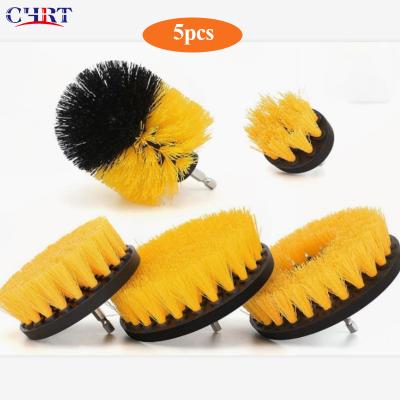 China CHRT Electric Drill Cleaning Brush Scrub Carpet Set Power Drill Brush Cleaning Kit for Tile Wheel Cleaning Kitchen for sale