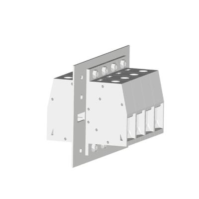 China Waterproof Bulkhead Electrical Outlet Through Panel Terminal Blocks 285A 11 - A.W.G. 20 for sale