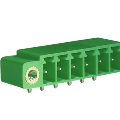 China Green Male Terminal Connectors Pluggable Terminal Blocks 5.08 Sockets 11 - A.W.G. 20 for sale