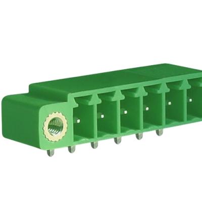 China Green Male Terminal Connectors Pluggable Terminal Blocks 5.08 Sockets 11 - A.W.G. 20 for sale