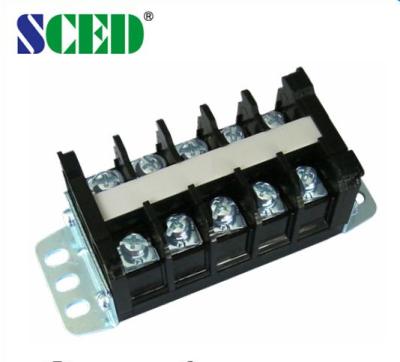 China Wire Connecting 14.00mm Panel Mount Electrical Terminal Block, 600v 40a PCB Barrier Terminal Block for sale