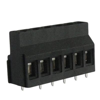 China Electrical Connector Terminal 5.08mm Screw Black Terminal Block TJ508-18 for sale