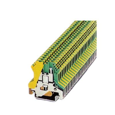 China SCED Porcelain Electrical Ground Terminal Blocks Phoenix 21 Din Rail Terminal Blocks - A.W.G. 30 for sale