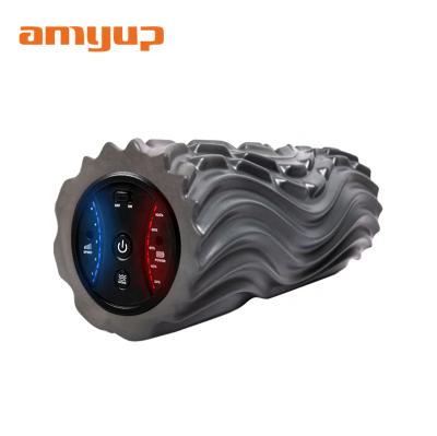 China Amyup 13 Non High Density 5 Inch 3 Speed ​​Vibrate Rubber Roller Electronic Foam Roller for sale