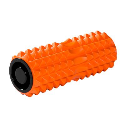 China Customized Amyup 6 High Density Spike Set Logo Grid Eva Yoga Pilates Foam Roller High Density Vibration for sale